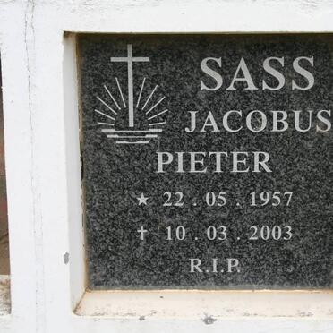 SASS Jacobus Pieter 1957-2003