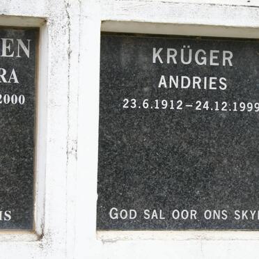 KRUGER Andries 1912-1999