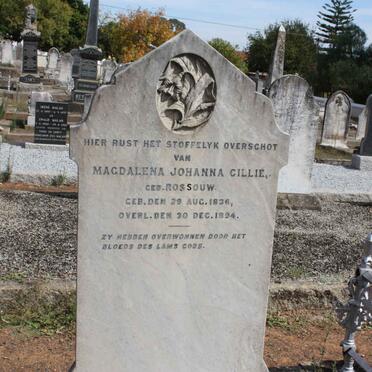 CILLIE Magdalena Johanna nee ROSSOUW 1836-1894