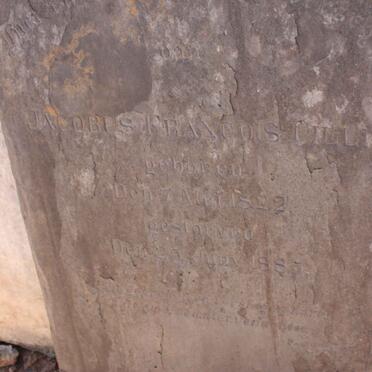 CILLIE Jacobus Francois 1822-1885