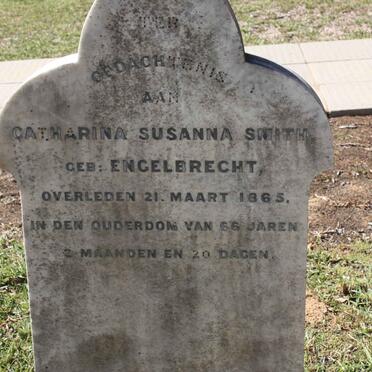 ENGELBRECHT Catharina Susanna nee SMITH -1865