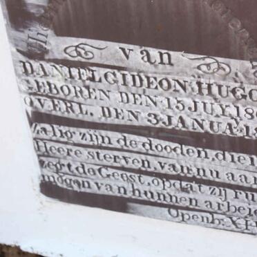 HUGO Daniel Gideon 1809-1876