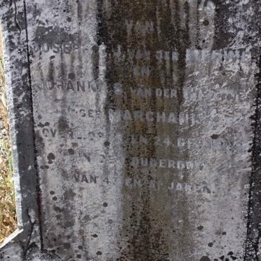 MERWE Joseph C.J., van der &amp; Johanna S. MARCHAND -1882