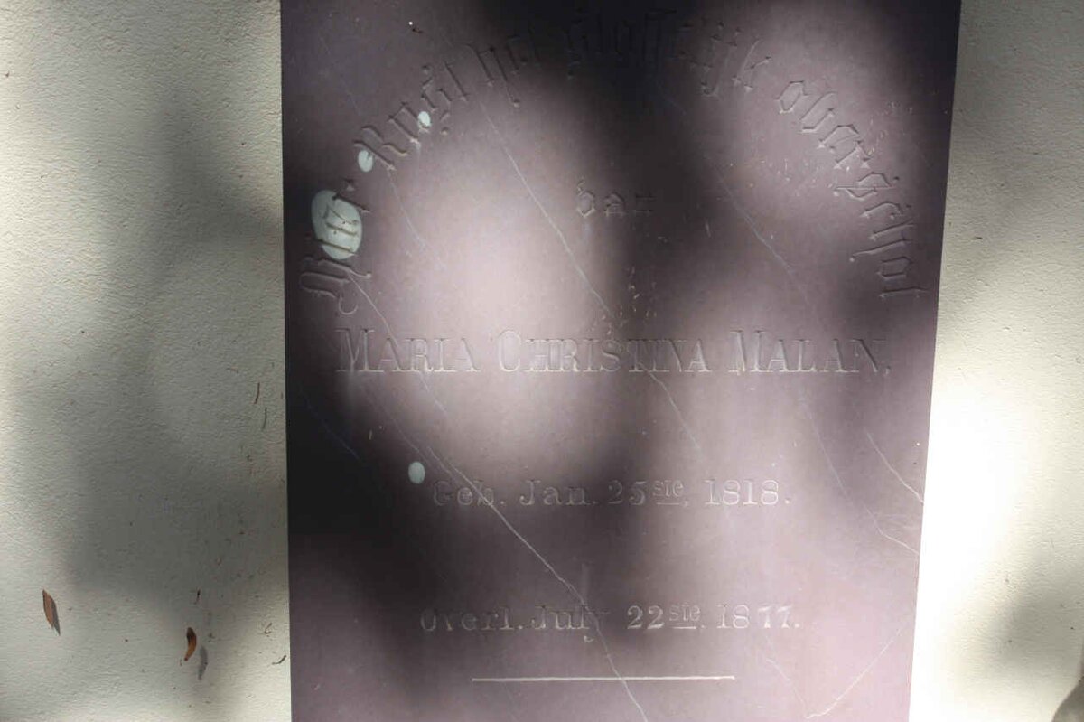 MALAN Maria Christina 1818-1877