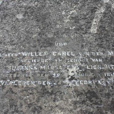 MERWE Willem Carel, van der 1818-18?4