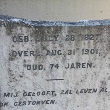 MALAN Francois Johannes Daniel 1827-1901