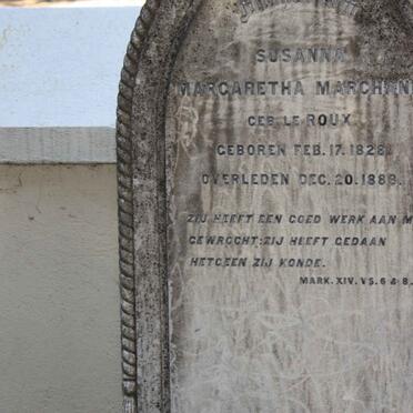 MARCHAND Susanna Margaretha nee LE ROUX 1828-1888
