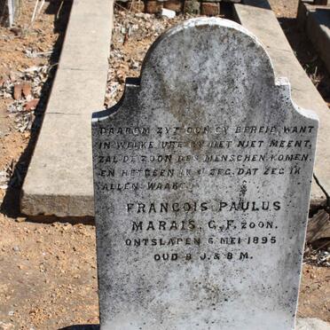 MARAIS Francois Paulus -1895