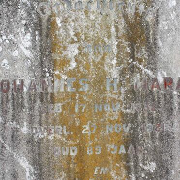 MARAIS Johannes H. 1832-1921