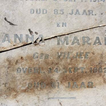 MARAIS C.H. -1914 &amp; Anna VILJEE -1902