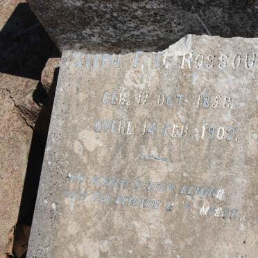 ROSSOUW Stephanus F.D. 1858-1902
