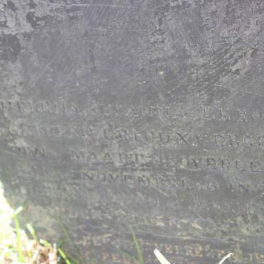 ROUX Helena Susanna nee LE ROUX -185?