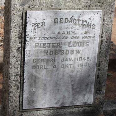 ROSSOUW Pieter Louis 1845-1941