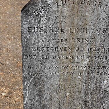 ROUX Hel. Loui., le nee BRINK -1897