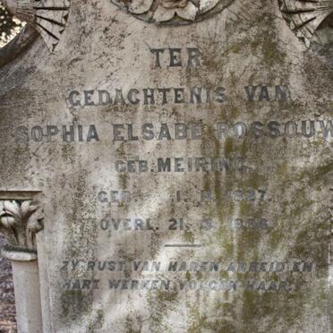 ROSSOUW Sophia Elsabe nee MEIRING 1827-1896