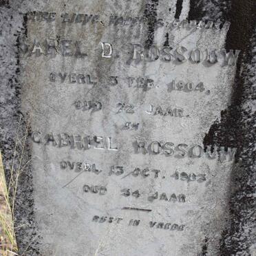 ROSSOUW Sarel D. -1904 :: ROSSOUW Gabriel -1903