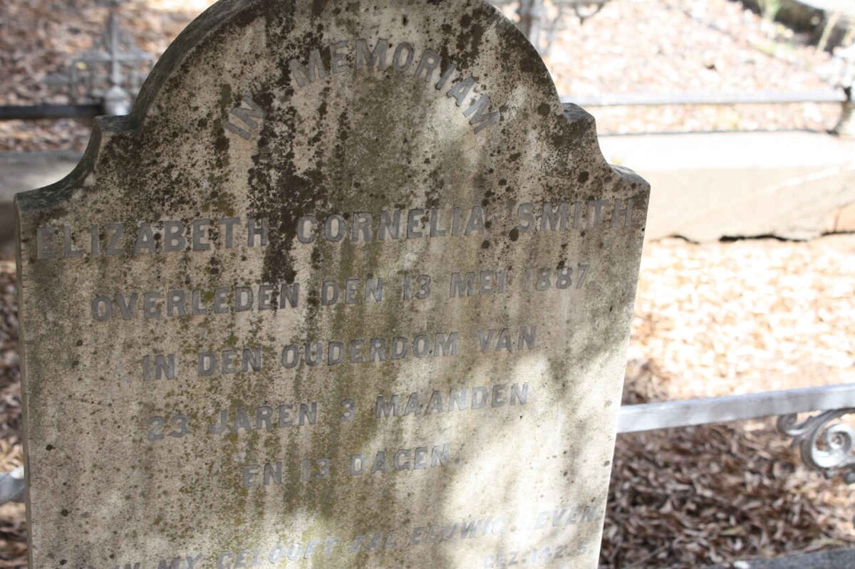 SMITH Elizabeth Cornelia -1887