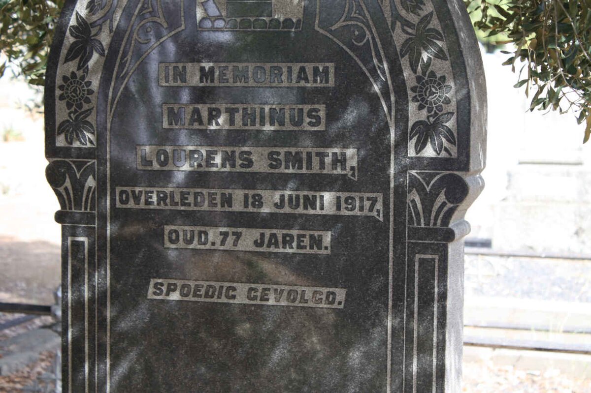 SMITH Marthinus Lourens -1917