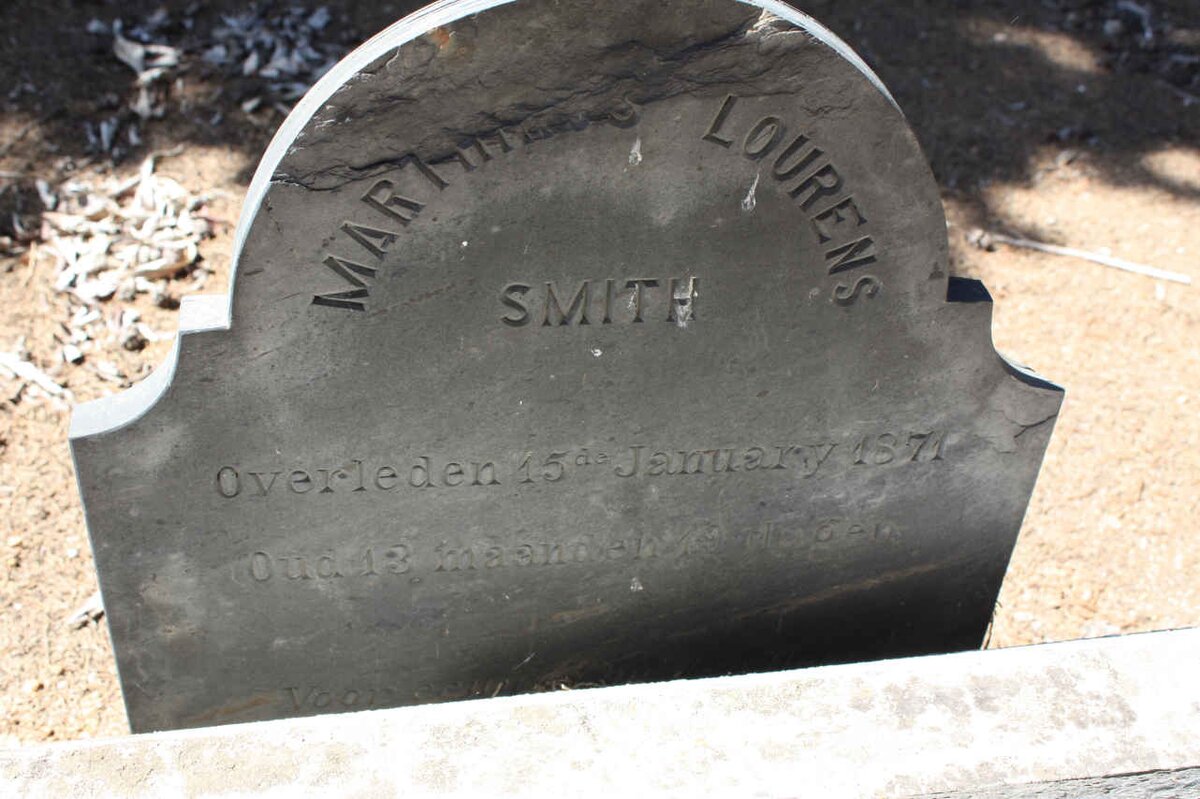 SMITH Marthinus Lourens -1871