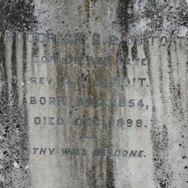 TOIT Fredrick S.B., du 1854-1898