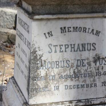VOS Stephanus Jacobus, de &amp; Margaretha Elizabeth ALBERTYN 1849-1931