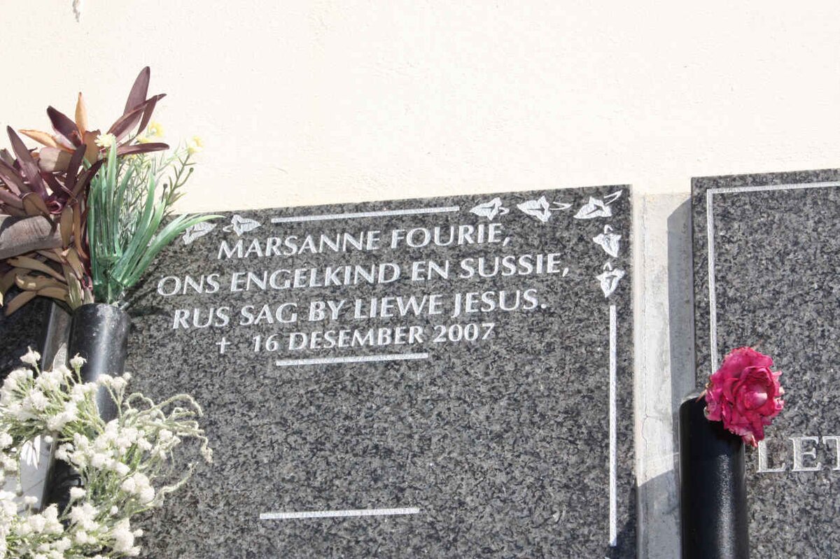 FOURIE Marsanne -2007