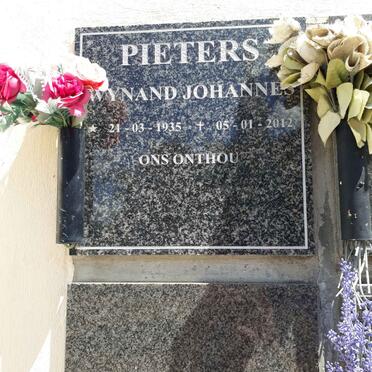 PIETERS Wynand Johannes 1935-2012