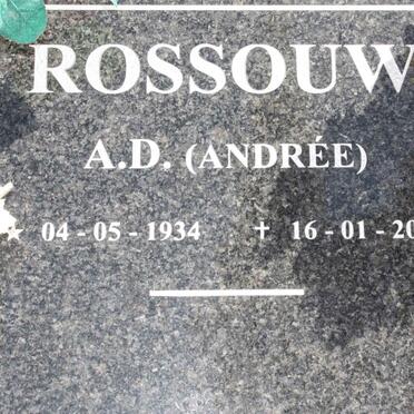 ROSSOUW A.D. 1934-2008