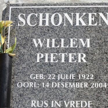 SCHONKEN Willem Pieter 1922-2004