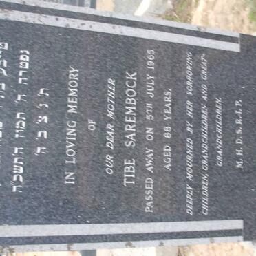 SAREMBOCK Tibe -1965