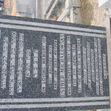 MICHALOWSKY Esther -1951