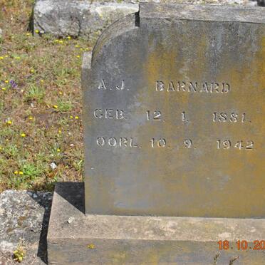 BARNARD A.J. 1881-1942