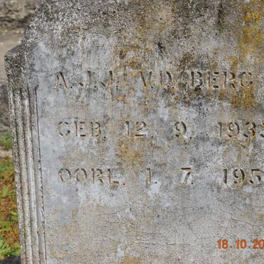 BERG A.J.J., v.d. 1933-1955