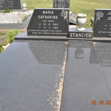 STANDER Jonathan Johannes 1904-1989 &amp; Marai Catharina SWART 1902-1980