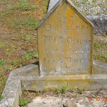 OLIVIER M.M. nee BREYTENBAGH 1870-1943