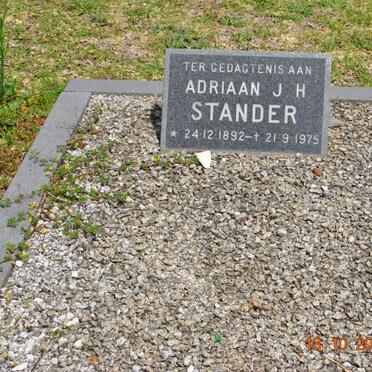 STANDER Adriaan J.H. 1892-1975