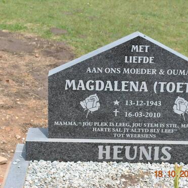 HEUNIS Magdalena 1943-2010