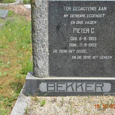 BEKKER Pieter C. 1903-1953