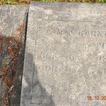 BARNARD C.M.M. nee PITOUT 1892-1961