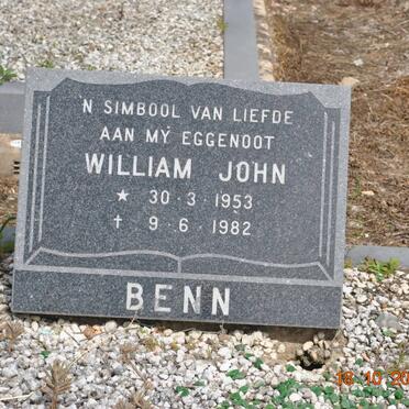 BENN William John 1953-1982