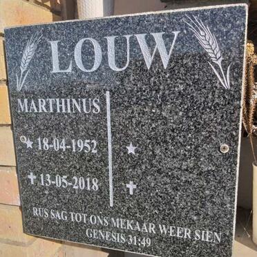 LOUW Marthinus 1952-2018