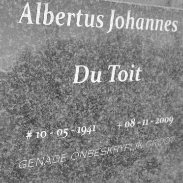 TOIT Albertus Johannes, du 1941-2009