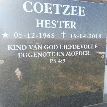 COETZEE Hester 1968-2018