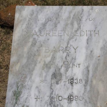 BARRY Maureen Edith nee PUNT 1938-1993