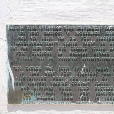 3. Plaque denoting the Church history