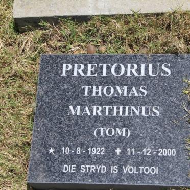 PRETORIUS Thomas Marthinus 1922-2000