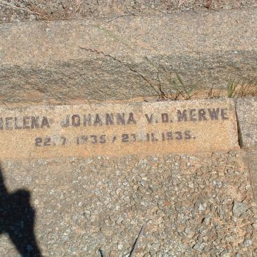 MERWE Helena Johanna, v.d. 1935-1935