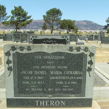 THERON Jacob Daniel 1887-1937 &amp; Maria Catharina BONTHUYS 1890-1962