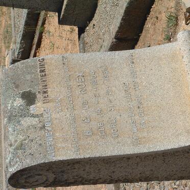 ROEX H.C., le 1884-1935