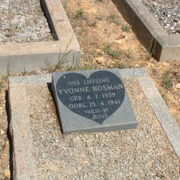 BOSMAN Yvonne 1939-1941